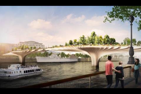 Heatherwick - London garden bridge
